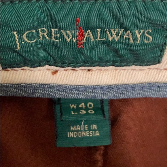 J Crew Always Red Oarsman Pants 484 Slim 40 / 30 - Picture 4 of 8